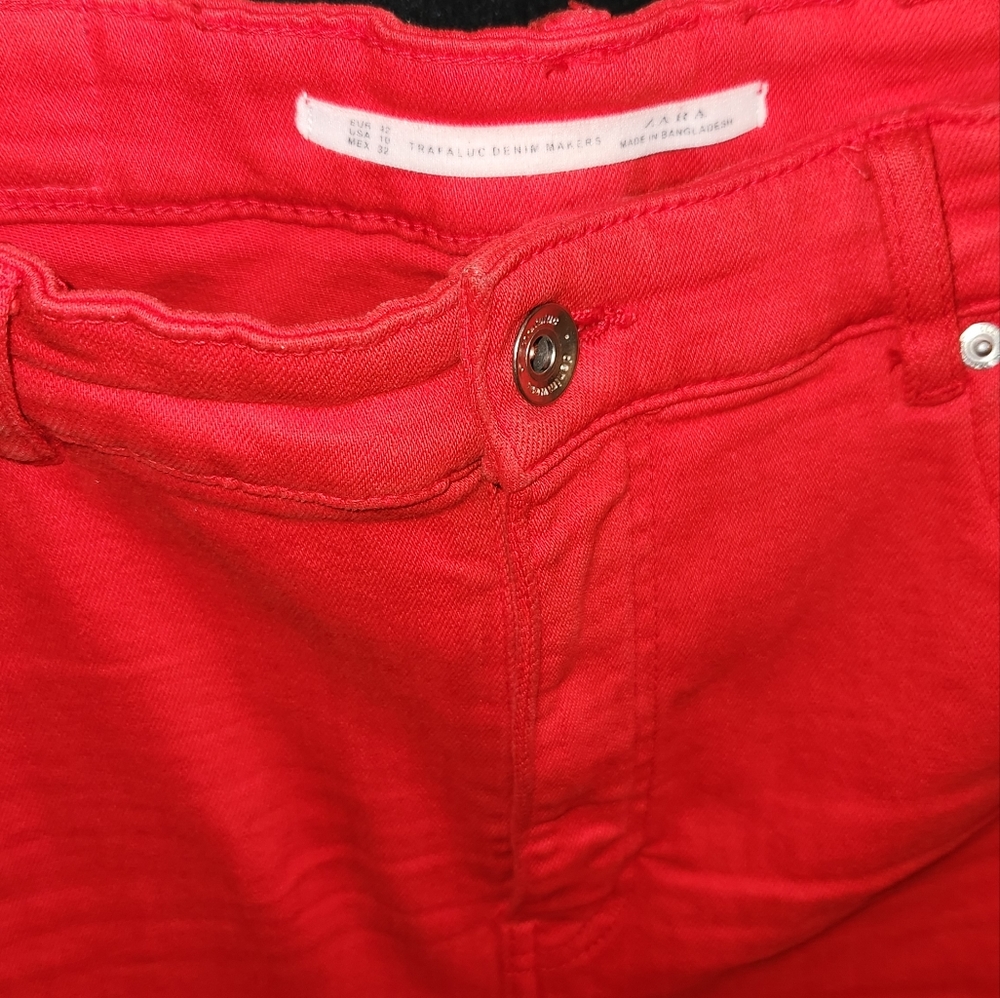ZARA TRAFULUC DENIM MAKERS PANTS !! - Picture 5 of 8